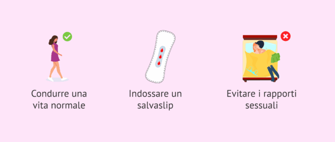 Imagen: Cure particolari dopo lo scratching endometriale