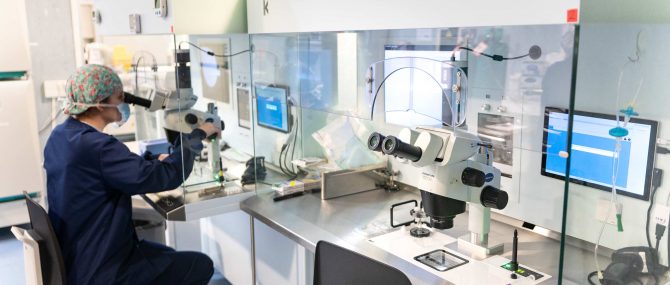 Imagen: Laboratorio di FIVET della Clinica Tambre