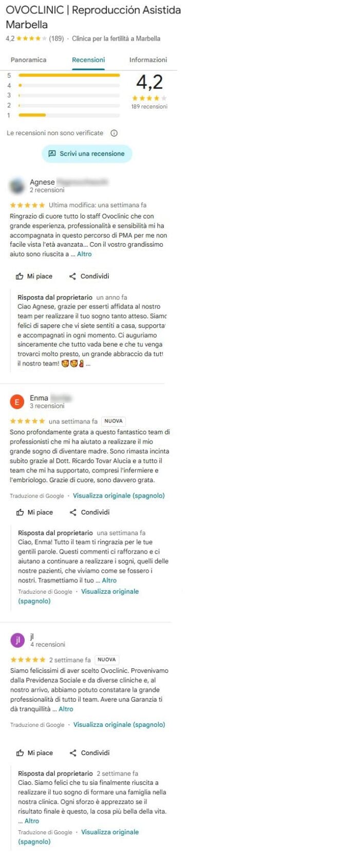 Imagen: Recensioni su Ovoclinic Marbella